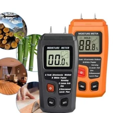 Wood Moisture Meters Pin Type LCD Digital Tester Timber Humidity Testers Sensor^