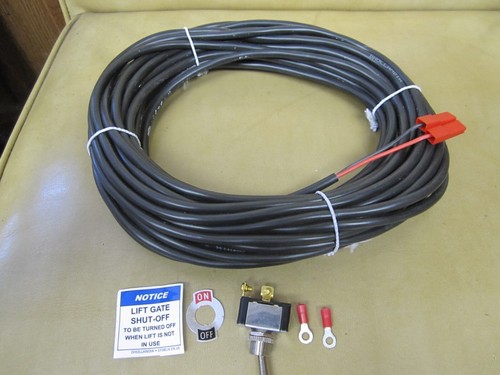 Liftgate In-Cab Cut Off w/ Toggle Switch and Wiring Cable Dhollandia E0393.S.15