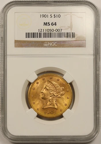 1901-S $10 NGC MS 64 Liberty Head Gold Eagle 
