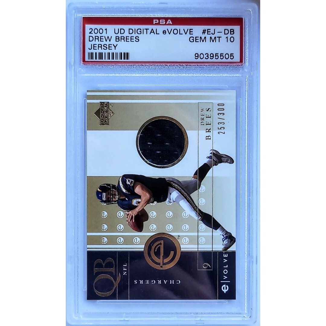 Drew Brees Upper Deck E-Card #EJDB Jersey