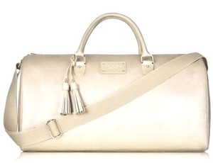 NEW Michael Kors Glam on the Go Weekender Large Gold Travel Duffle Tote Bag | eBay