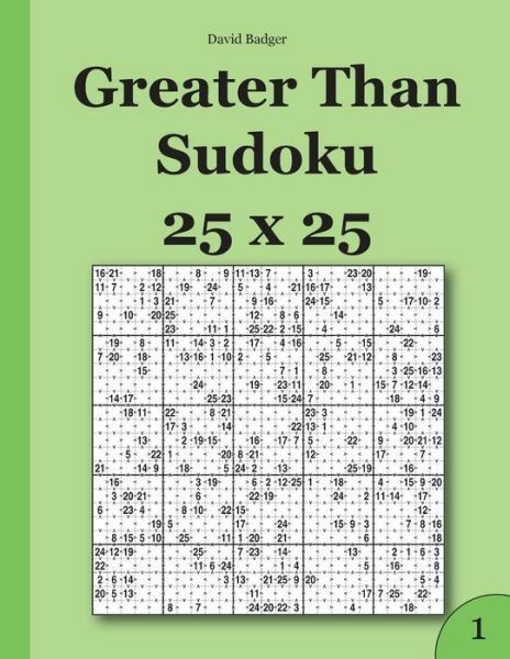 Greater Than Sudoku 25 X 25 9781503316645 For Sale Online