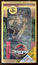 THE LOST WORLD JURASSIC PARK Widescreen VHS 3-D Motion Card Slipcover Like New