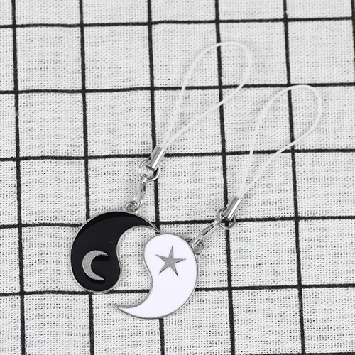 2 Pairs Lovers Chinese Cell Phone Accessories Beads Cellphone Charm for Couples - Zdjęcie 9 z 12