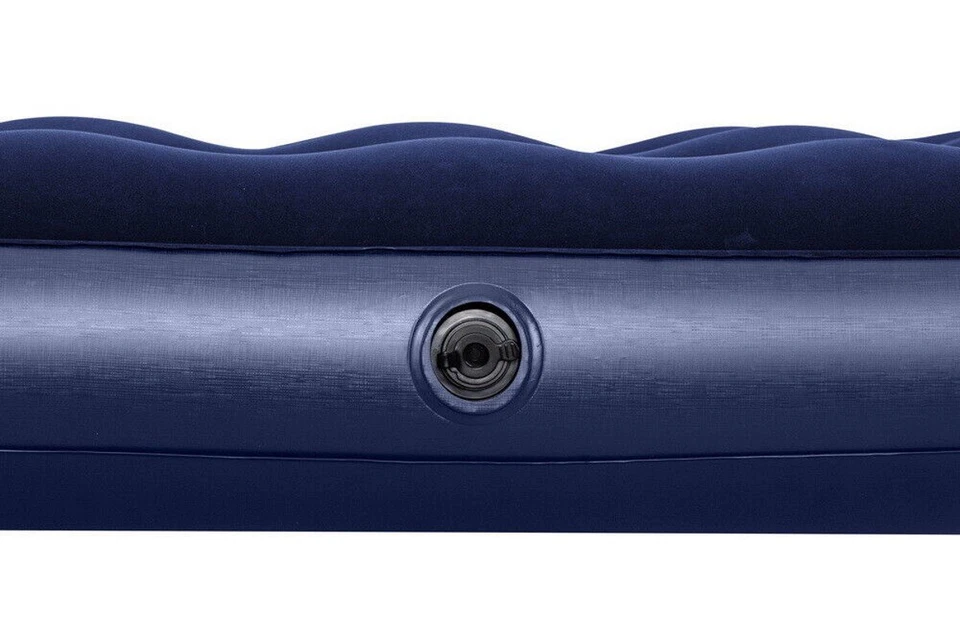Bestway Single Air Bed Air Mattress Guest Bed Camping Bed Blue 185X76X22 Cm - Image 3 of 4