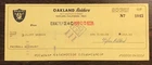 Cliff Branch 1978 Oakland Raiders signed check BAS 3x Super Bowl Champion