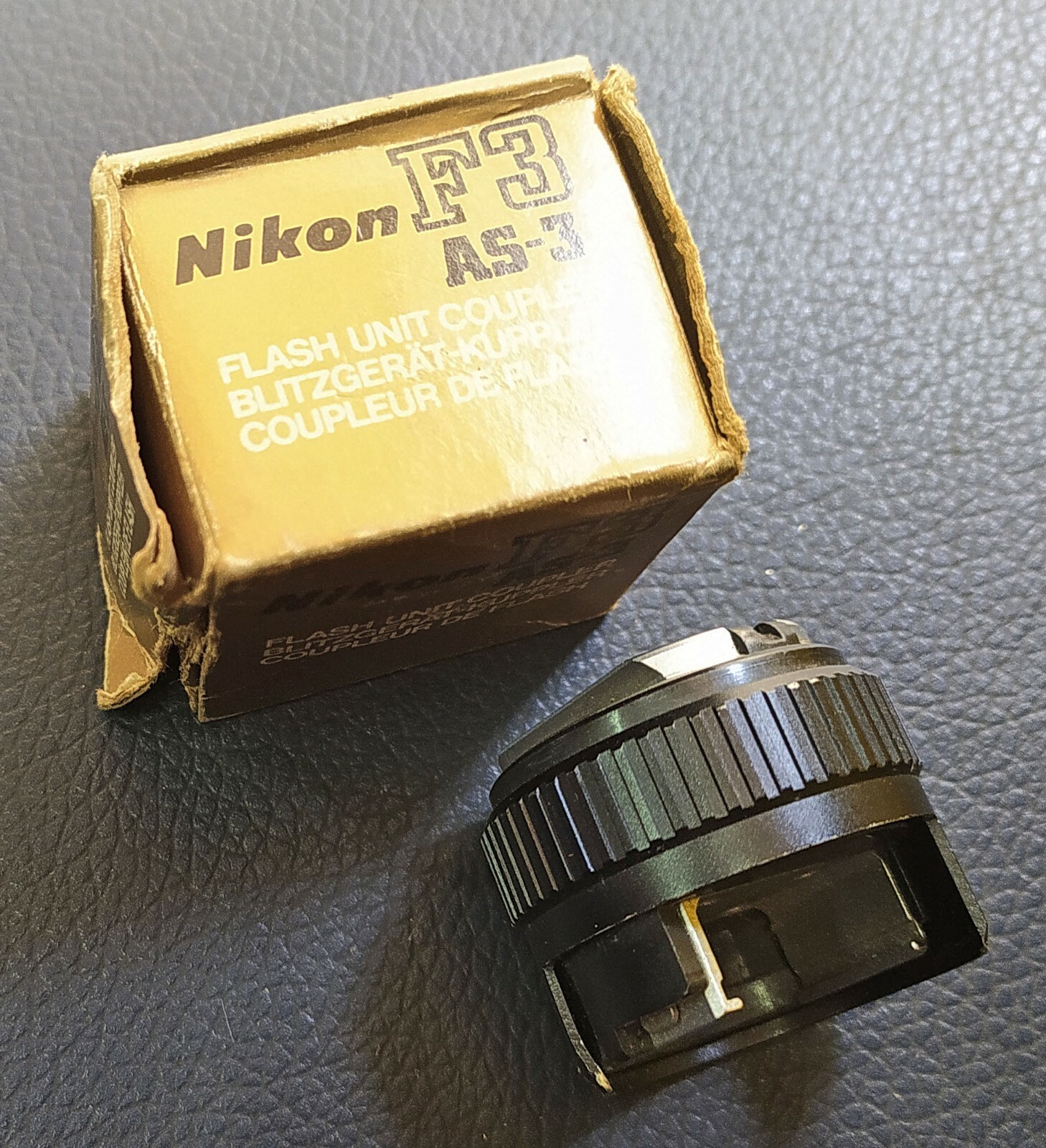Nikon As3 Flash Coupler for F3 Cameras Hotshoe Adapter Free Shipping