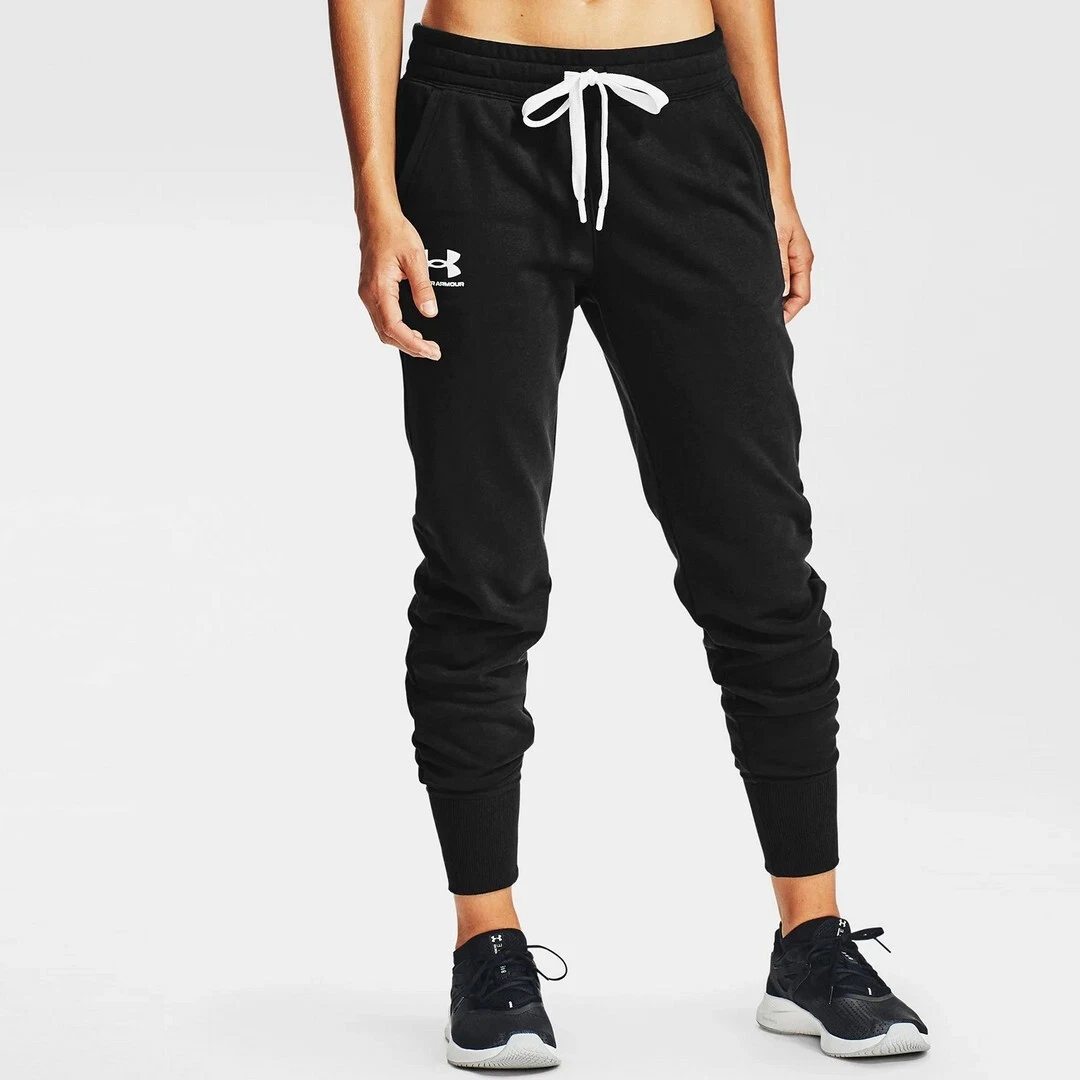 Under Armour Rival Fleece Women Joggers Athletic Fashion Pants
