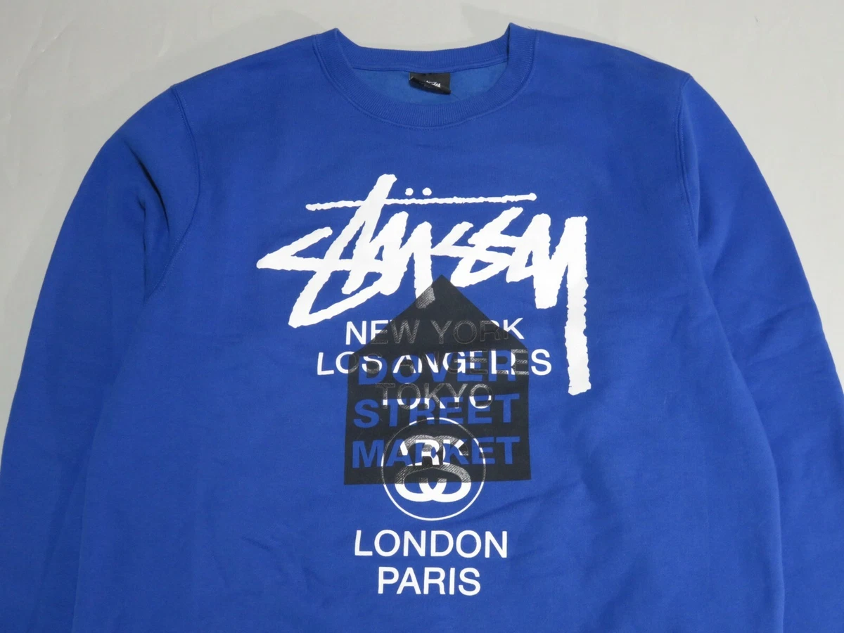 22144 Stussy x Dsm Crewneck blue M eBay