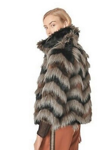 allen schwartz nevada faux fur jacket - Picture 3 of 5