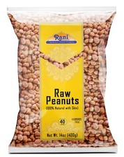 Rani Peanuts, Raw Whole With Skin (uncooked, unsalted) 14oz (400g)