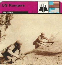 1977 Edito-Service, World War II, #49.21 US Rangers