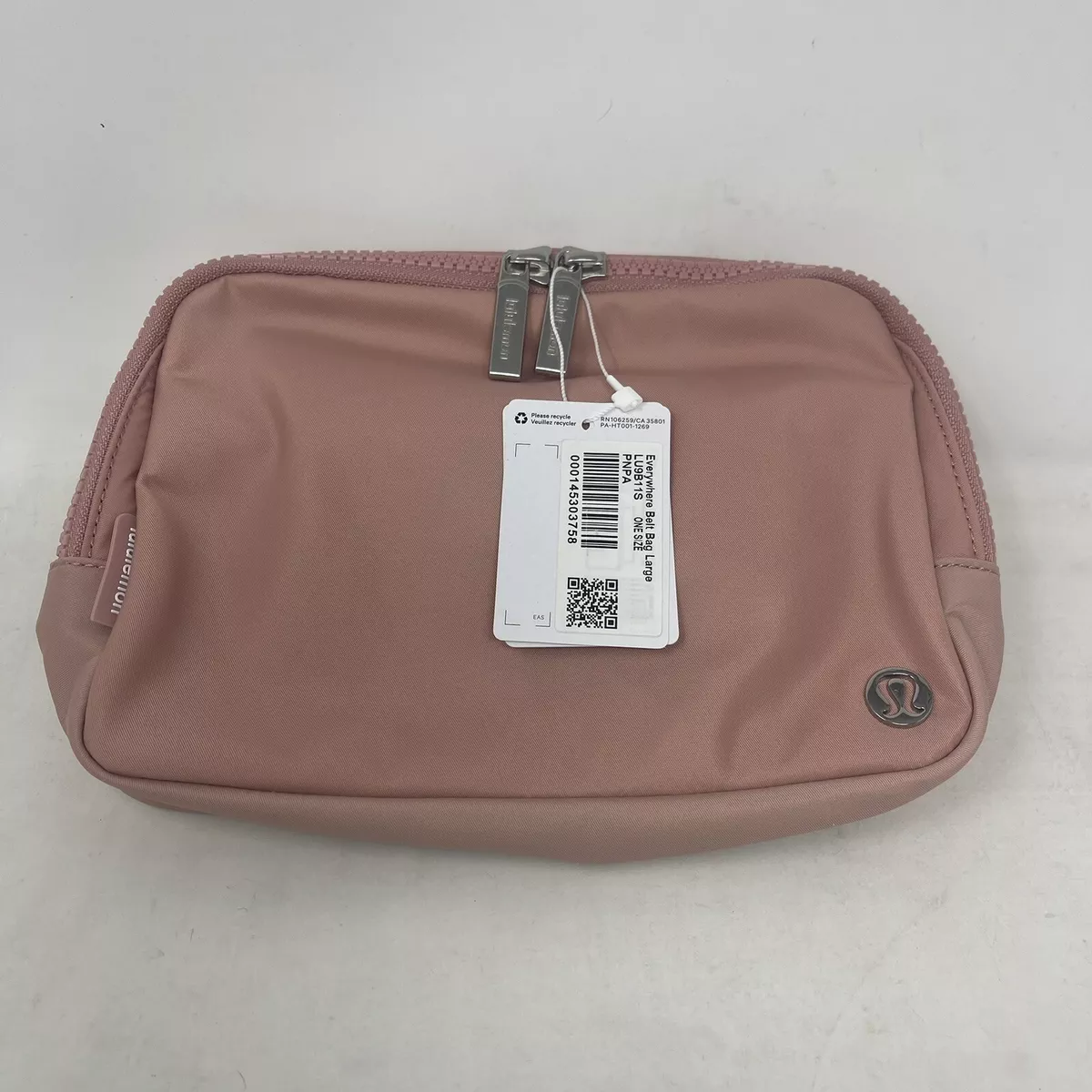 NWT Lululemon Everywhere Belt Bag size LARGE (2L) in Pink Pastel Crossbody  NEW