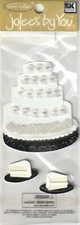 WOW Nice Vintage Jolee's by You 3-D non adhesive WEDDING CAKE FREE SHIP 56274