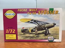 SMER 1 72 FUCKE FULF Fw 56 Stösser Model Airplane Kit  #0856 New CV JD