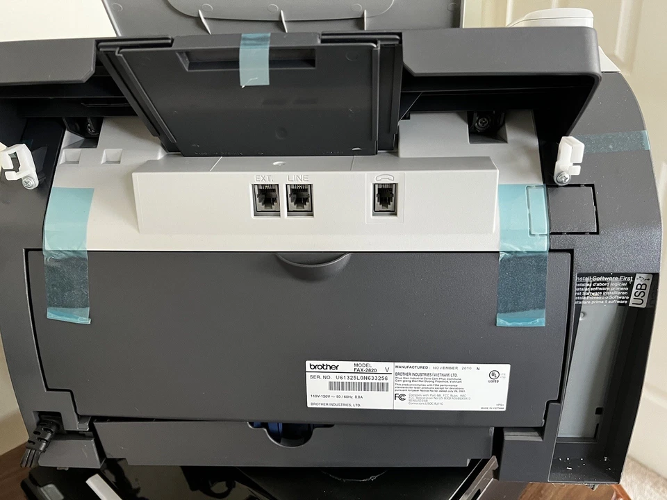 Pre-Owned/Used*Brother IntelliFAX 2820 Copy/Fax Machine*Clean*Tested & Works - Image 4 of 4