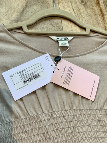 Monki Women’s Top Size M (UK 12-14) Brand New With Tag Pretty Shirred Detail - Picture 8 of 11