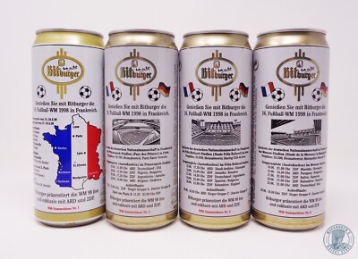 Bierdosen Set BITBURGER 1998 - 4-teilig **Leer/Leer**