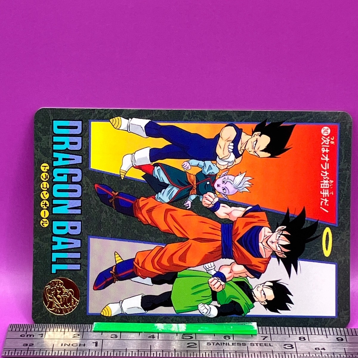 Goku Gohan Vegeta 242 Dragon Ball Carddass DBZ BANDAI TCG Jump