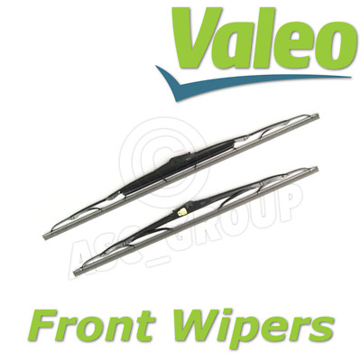 Valeo Silencio Kit Tergicristalli VM206 - Spazzole Convenzionali 650/550mm Con Spruzzatori - Confezione Da 2 Anteriori - 2
