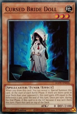 AGOV-DE026 VERFLUCHTE BRAUT PUPPE COMMON 1.AUFLAGE YuGiOh KARTE