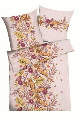 Kaeppel Mako Satin Bettwäsche 100% Baumwolle Bari -pink-135x200