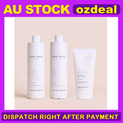 NAK structure complex shampoo +conditioner 375ml +treatment 150ml AD