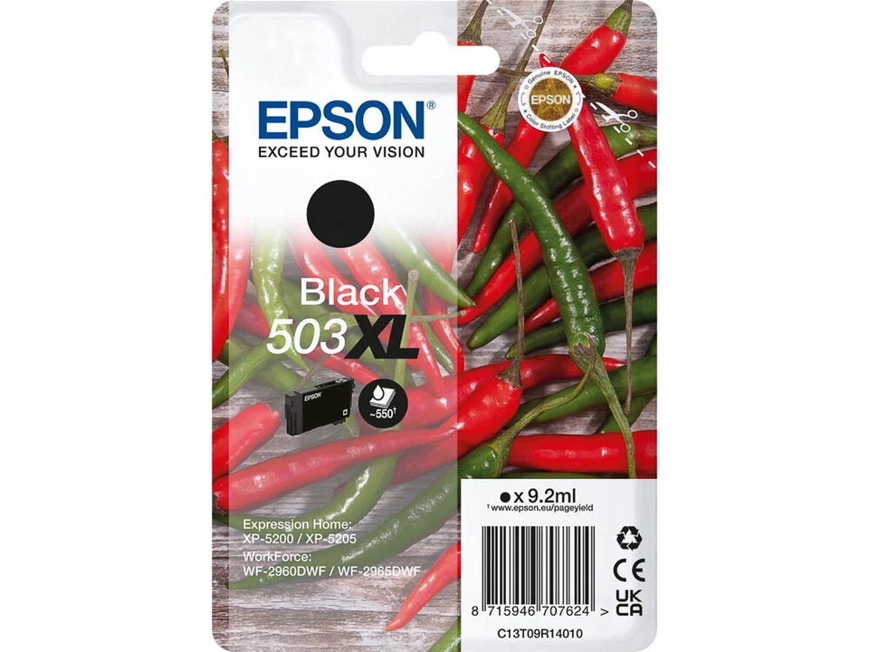 Epson Druckerpatrone Tinte 503 XL BK black, schwarz
