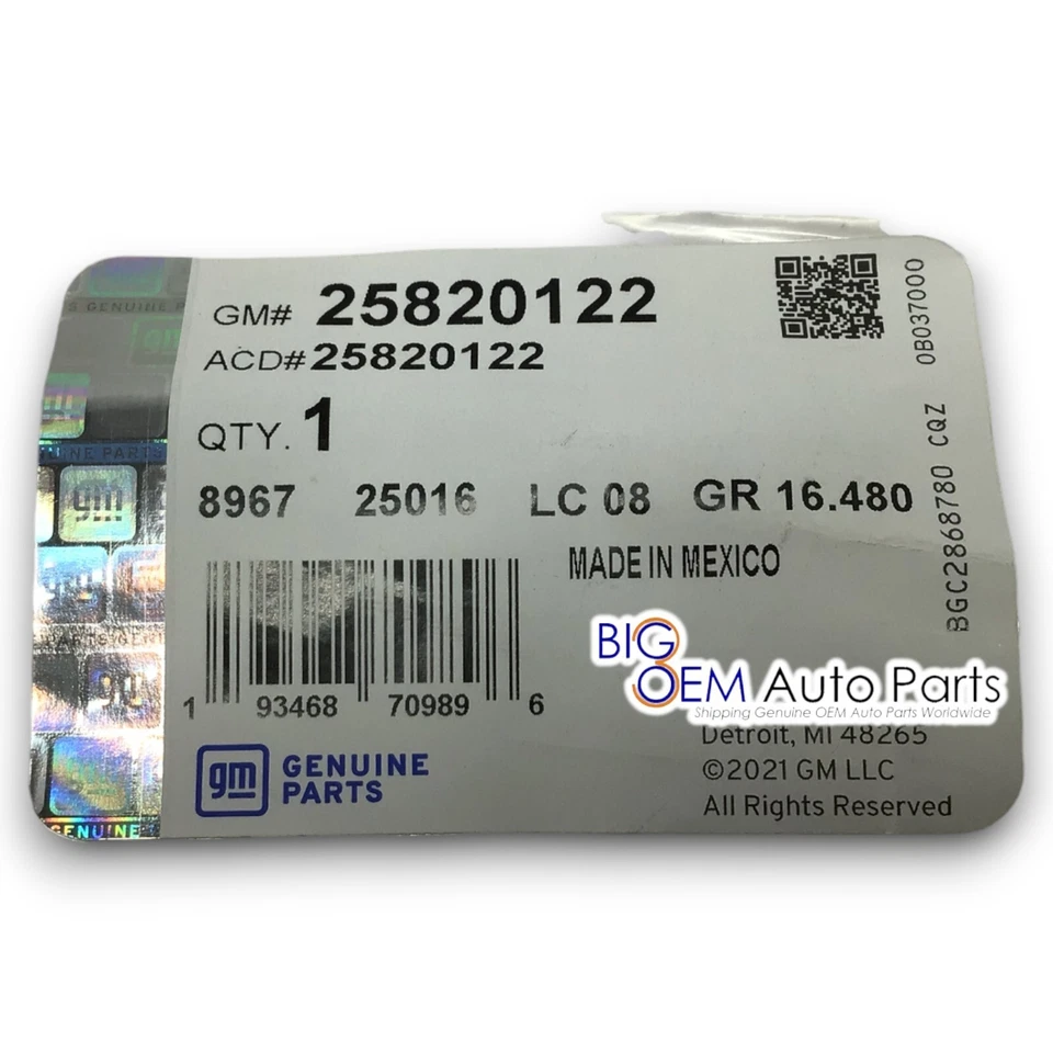 07-14 Chevrolet GMC Cadillac SUV 08-17 Enclave limpiaparabrisas ventana trasera OEM Foto 4 de 4