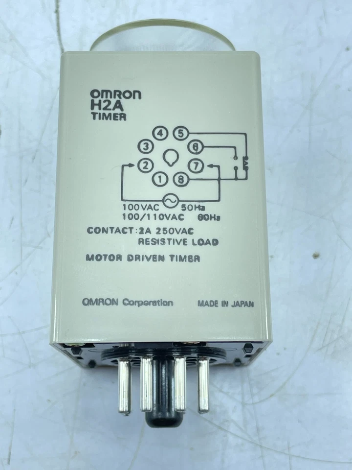 Omron H2A мотор приводной таймер 100VAC ~ 50 Гц 100/110VAC ~ 60 Гц 3 мин - Изображение 4 из 4