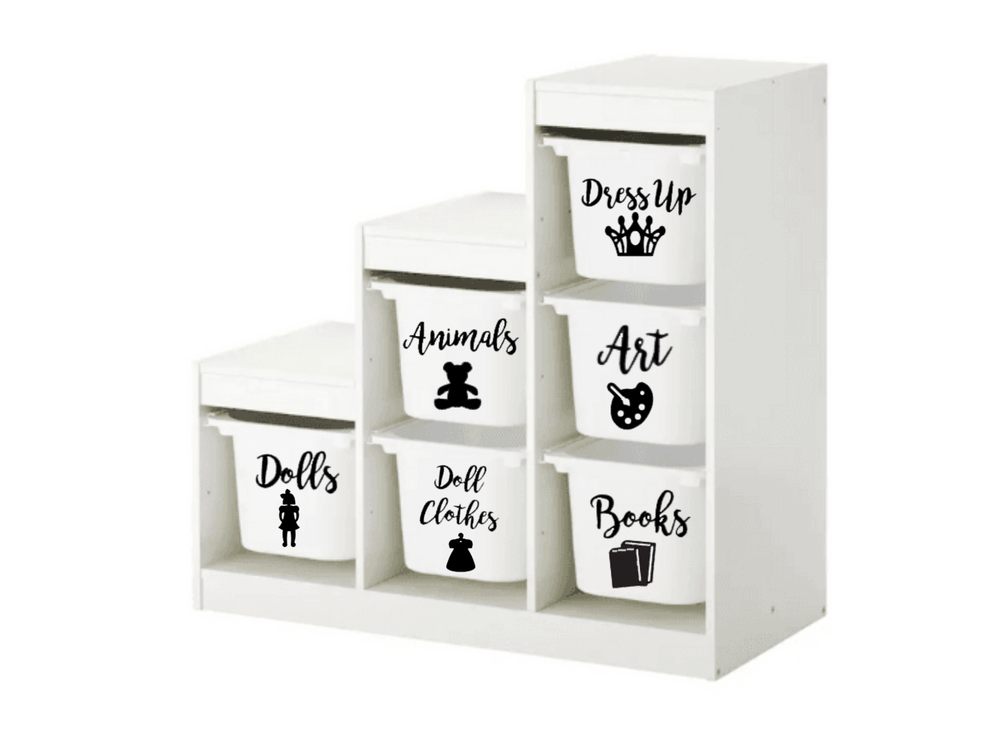 Playroom & Nursery Storage Labels for Toys – Custom Organization