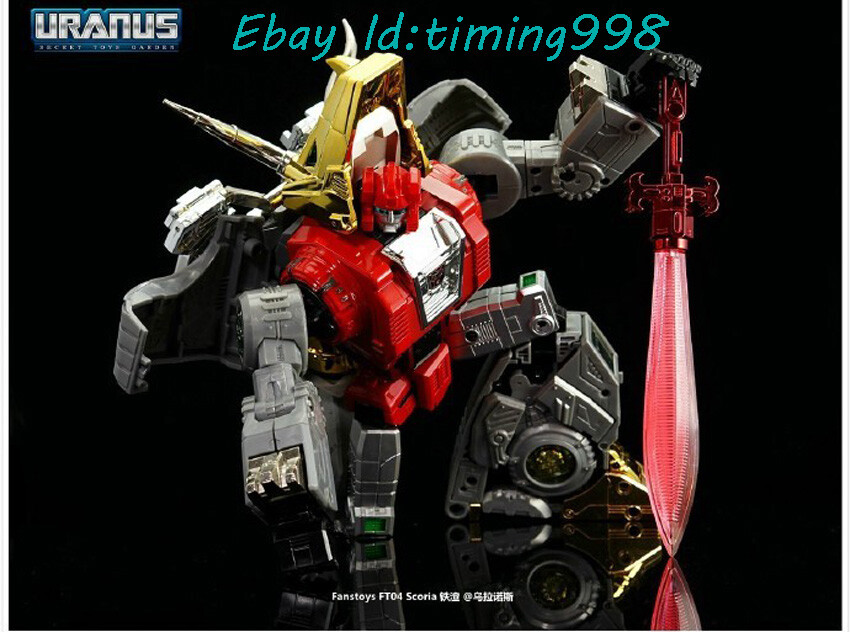 Fanstoys Toy MP FT-04 Primary Iron Slag Dino Action Figure Stock USED TOYS