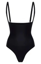 Commando Women's Zone Smoothing Open Bust Bodysuit Black Small