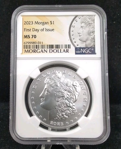 2023 Morgan $1 Dollar NGC MS70 .999 Silver First Day Of Issue 6506