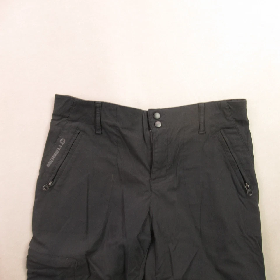 Merrell Pants Womens 30 Hiking Pockets Snap Zip Cargo Outdoors Black - Image 2 of 4