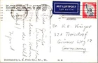 1954 Liberty 11c Statue of Liberty 1954 Liberty 1964 Washington, D.C. PPC Airmai