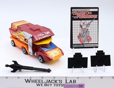 Rodimus Prime 100% Complete 1986 Vintage Hasbro G1 Transformers Action Figure