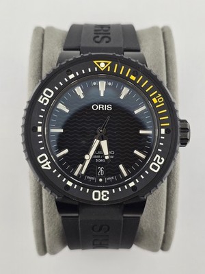 Oris Aquis Pro Date Auto Titanium Mens Watch 01 400 7767 7754-07 4 26 64BTEB