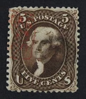 CKStamps: US Stamps Collection Scott#76 5c Jefferson Used CV$120