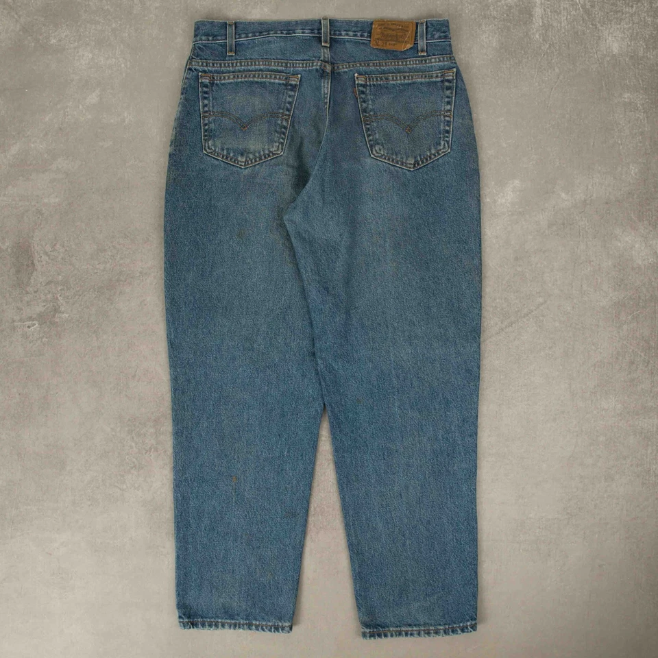 Levi's Vintage 90s 545 Relaxed Loose Fit Jeans W34 L30 Men's Blue Denim - Image 2 of 4