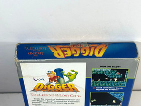 Digger T. Rock: The Legend of the Lost City (Nintendo NES) with Box