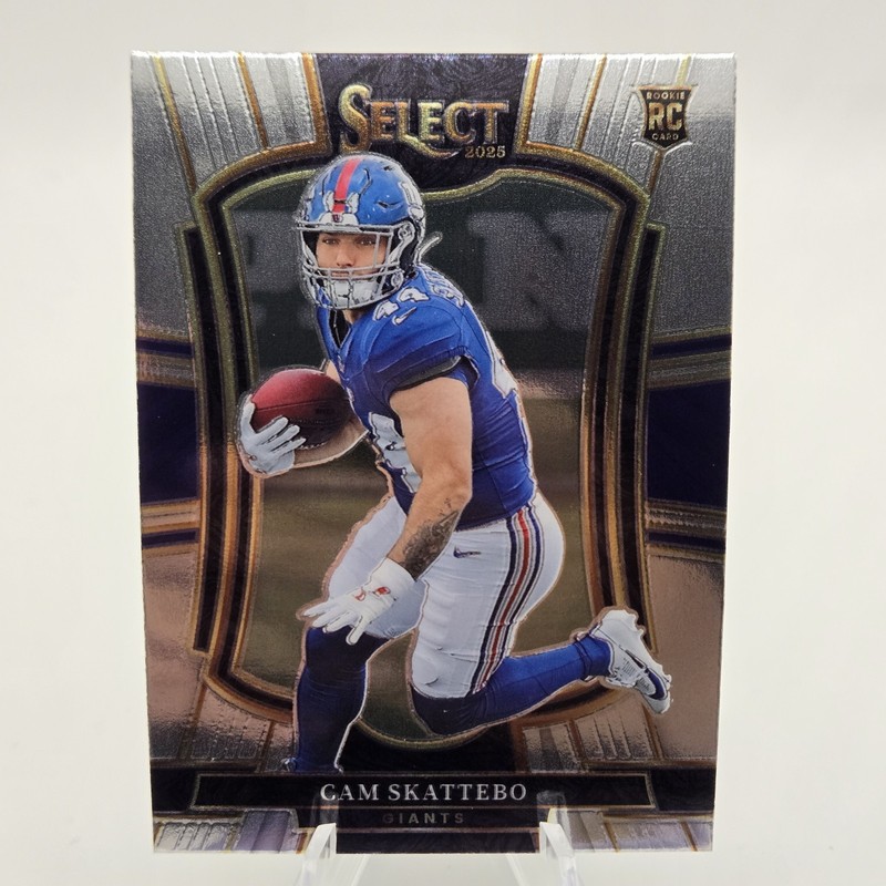 2025 Panini Select - Premier Level Cam Skattebo #195 (RC)