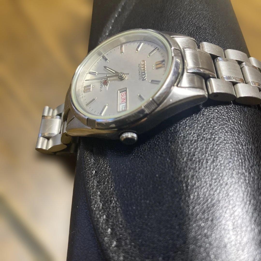 CITIZEN Eagle 7 Automatic Silver Day Date 17cm SS… - image 2