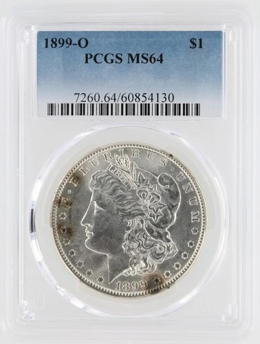 1899-O Morgan Dollar PCGS MS64 S$1 New Orleans Minted Silver Dollar No Reserve