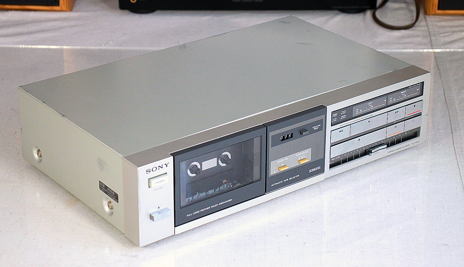 ✅MINT FULLY RESTORED VINTAGE SONY TC-FX22 TAPECORDER CASSETT