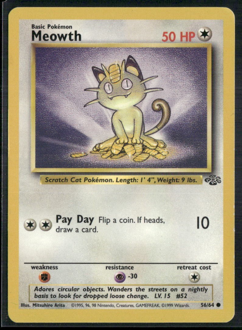 Jungle #56/64 Meowth