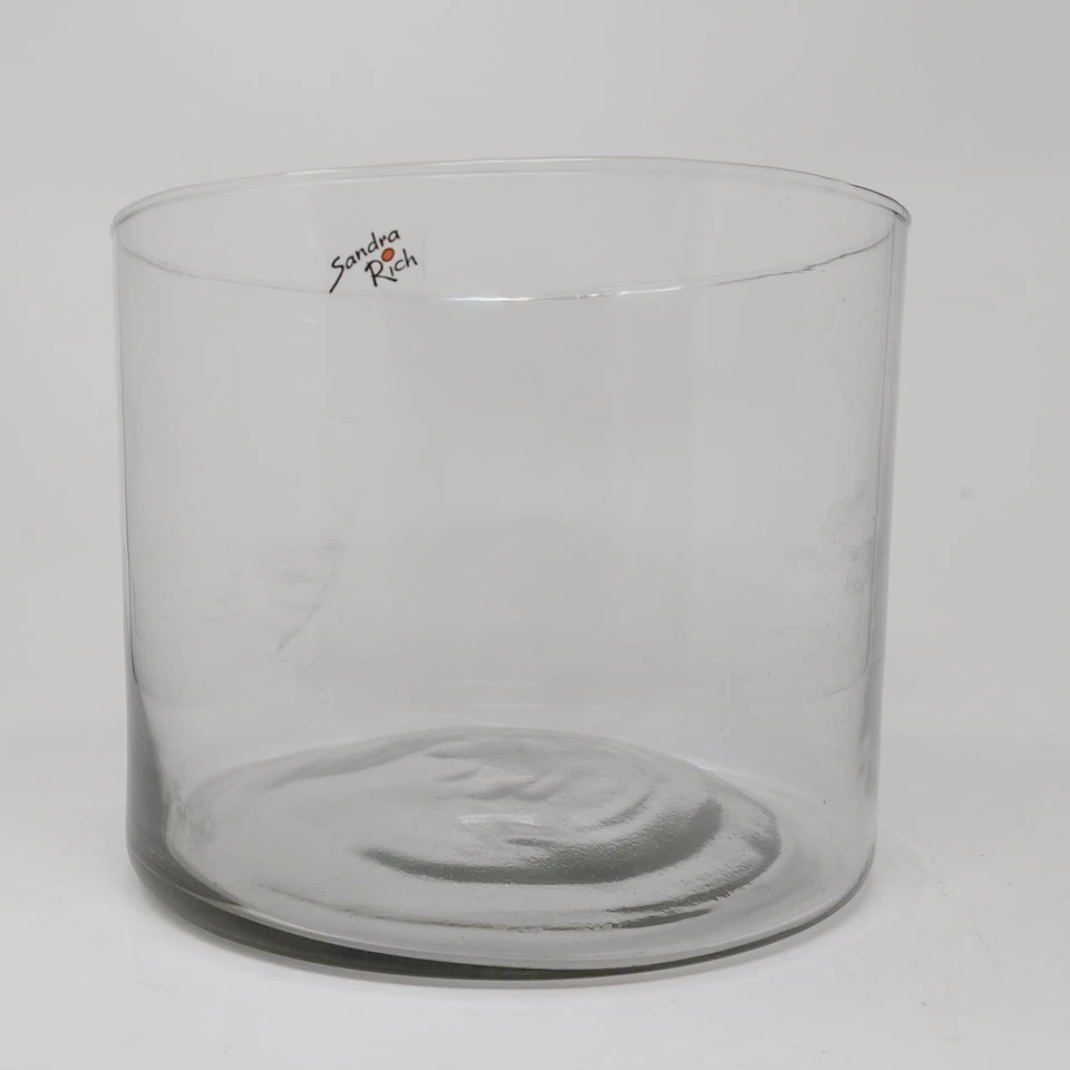 Glasvase, Dekoglas, Tischvase CYLI H. 20cm D. 25cm zylindrisch rund Sandra Rich - Bild 4 von 4