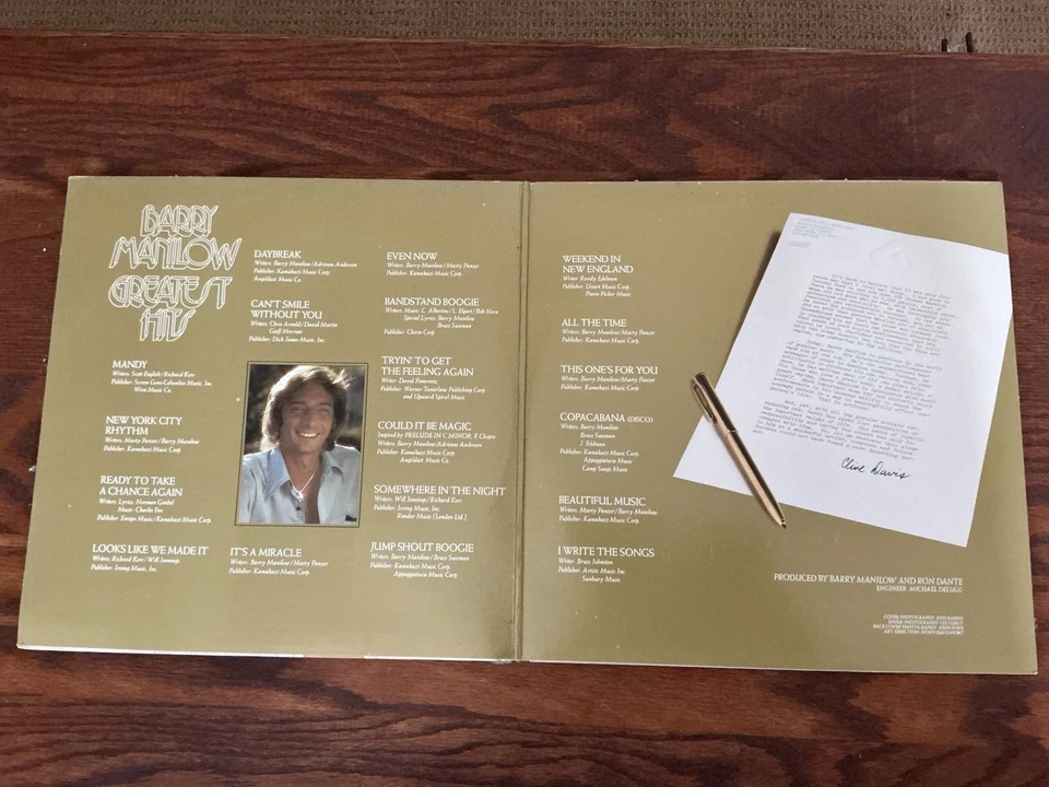 Barry Manilow – Greatest Hits 2 LP (1978 Arista AL 8507 Gatefold) - Image 3 of 3