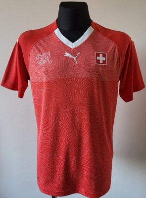 Switzerland 2018 - 2020 Home football Puma shirt Marco size Large 