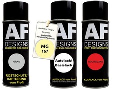 Set bomboletta spray per MG 167 Chartreuse vernice auto vernice trasparente primer bomboletta spray set